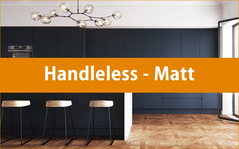 Handleless Matt Kitchens - Trade Kitchens Manchester