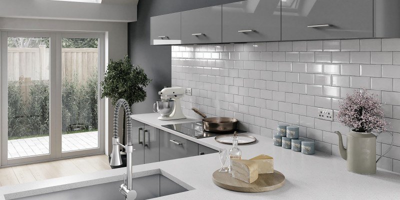 Dust Grey Vivo Gloss Kitchen