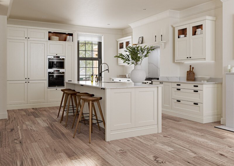 PWS Mornington Beaded Shaker in Porcelain. SJB Trade Kitchens