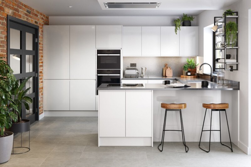 PWS Remo Gloss White, SJB DIY Kitchen Supplier